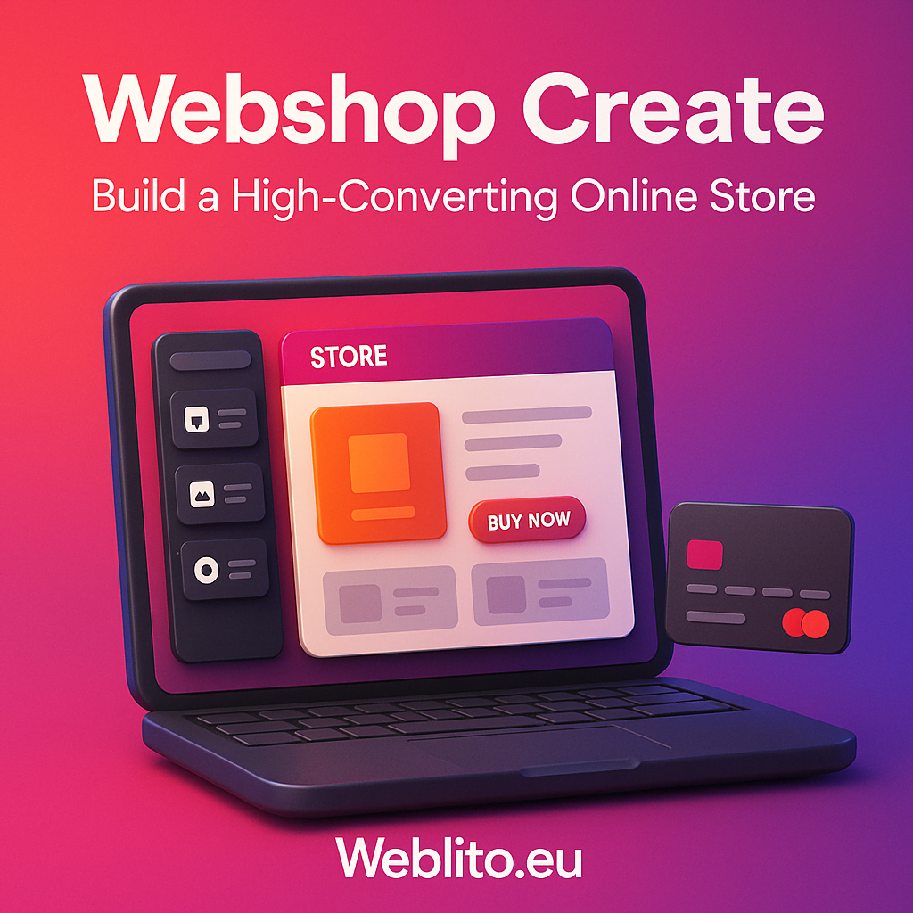 Webshop Create: Build a High-Converting Online Store