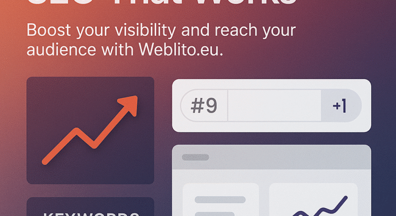 Search Engine Optimization - Weblito Search Engine Optimization Services That Rank You High